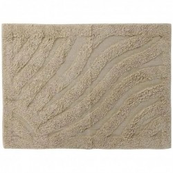 Bomuldsbademåtte, blød brusemåtte, badeværelsesmåtte 80x50x0,5 cm
