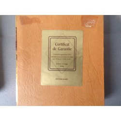 Lote de 4 molduras de madeira dourada Litografia para 23 Carat Gold Leaf