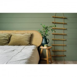 Testa di letto in rattan naturale, per letto 2 persone 140 cm