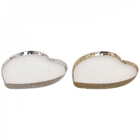 Bougie Parfumée Home ESPRIT Moderne Coeur 320 g (2 Unités)