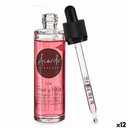 Lösliches Benzin in Wasser Acorde 50ml-g-faller Creme Erdbeere 50 ml (12 Einheiten)