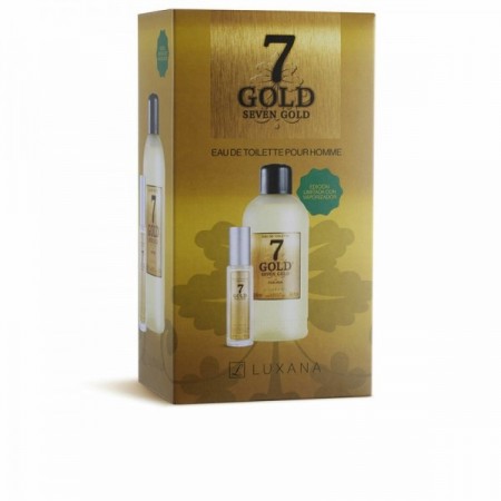 Luxana siete conjunto de fragancia de oro 2 piezas
