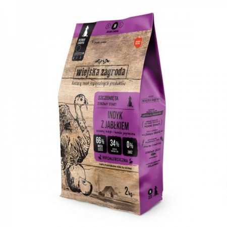 Mat Wiejska Zagroda Tyrkia med Apple M Puppy Tyrkia 9 kg