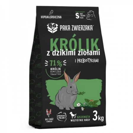 Nourriture Paka Zwierzaka Puppy Rabbit Lapin 3 Kg