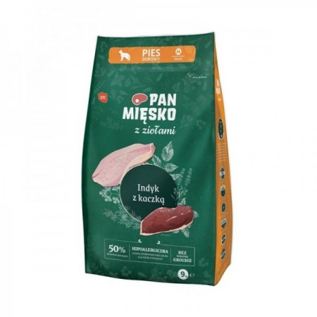 Nourriture PAN MIĘSKO Dinde 9 kg