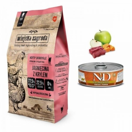 Wiejska Food Zagroda Lamb With Krill Lamb 5 kg