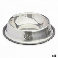 FMONGER FOR DOGS MASCOW 309 SILVER GRAY RUBBER Metal 26 x 7 x 26 cm (12 units)