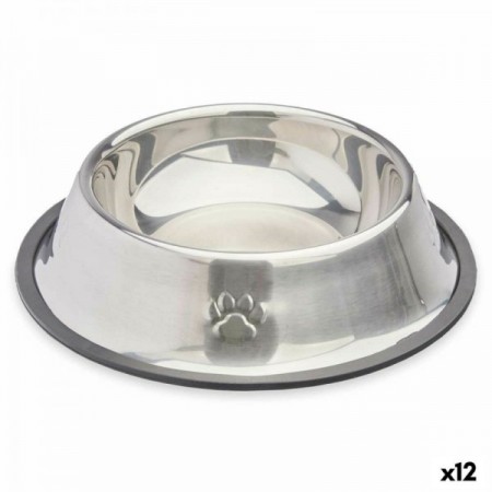 Fat for dogs mascow 310 silver gray rubber metal 22 x 6 x 22 cm (12 units)