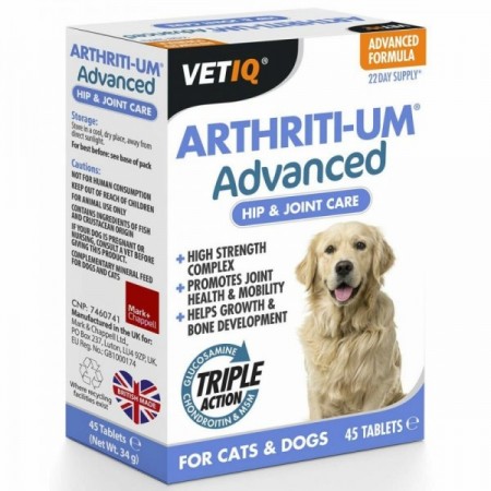 Complement and vitamins Mark & Chappell VETTIQ ARTHRITI-UM Advanced