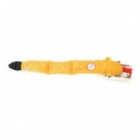 Gloria dogmonger dog toy 65 x 5 x 6 cm orange snake