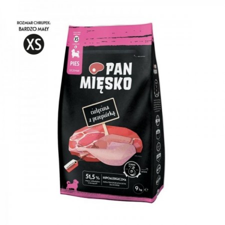 Food Pan mięsko XS Calf 9 kg