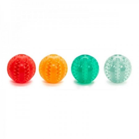Jouet pour chien Gloria Soins dentaires TPR Assortiment de couleurs (6 cm)