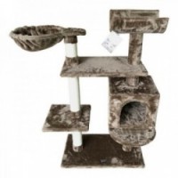 Gloria Jarama Cats Raschietto marrone albero di carta sisal in legno (35 x 100 x 60 cm)