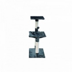 Gloria chat tree 36 x 50 x 83 cm Gray wood sisal steel