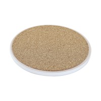 Lot de 4 Dessous de verres rond multicolore Dolomite Liège Moderne