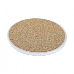 Lot de 4 Dessous de verres rond multicolore Dolomite Liège Moderne