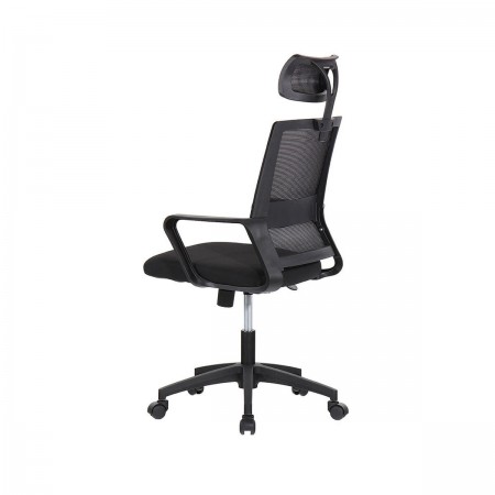 Ergonomisk svart kontorsstol