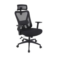 Silla negra negra de la oficina
