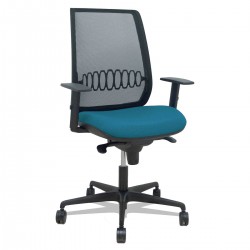 Olie groene blauwe bureaustoel