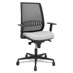 Silla de oficina gris claro