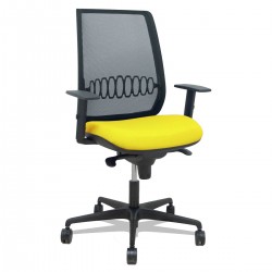 Gele bureaustoel