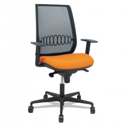 Silla de oficina naranja