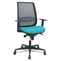 Turquoise bureaustoel
