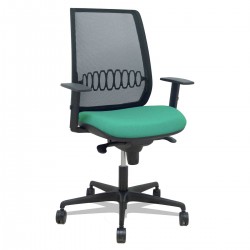 Smaragdgrüner Bürostuhl