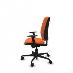 Orange Bürostuhl