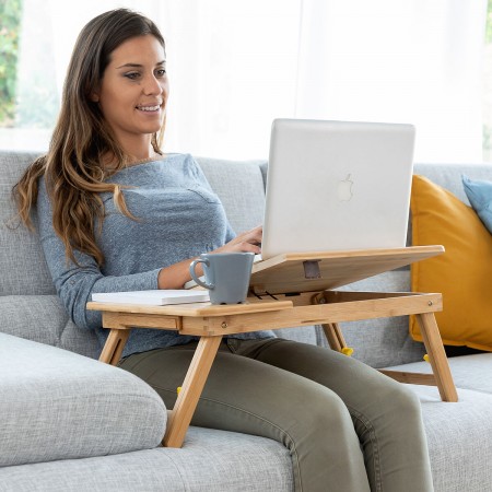 Bamboe vouwen vouwtafel lade Bamboe vouwen vouwtafel lade