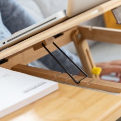 Bamboo folding folding table tray