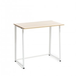 Oficina plegable, fácil de guardar, para espacio de trabajo pequeño