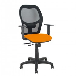 Dark orange office chair