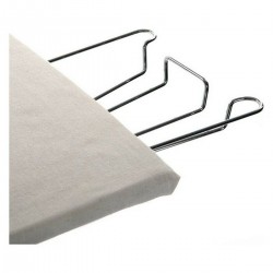 Meuble commande planche à repasser bois osier blanc 4 grands tiroirs rangements(36 x 85 x 135 cm)