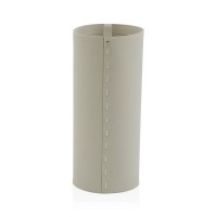 Umbrella Ornate Faux Leather Cream 20 x 48 x 20 cm
