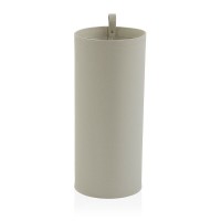 Crema de piel sintética adornada de paraguas 20 x 48 x 20 cm