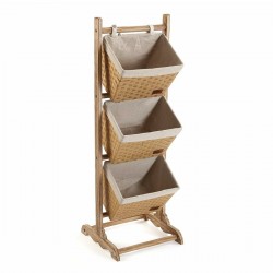 Shelf 3 Packed Baskets Bathroom Display
