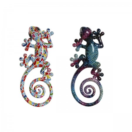 Set of 2 - Mosaic mosaic wall decoration Multicolored Mediterranean 8 x 4 x 20 cm Set of 2 - Mosaic mosaic wall decoration Multicolored Mediterranean 8 x 4 x 20 cm