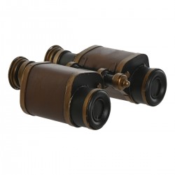 Decoratie Twin Vintage Brown Metal 17.5 x 16 x 7 cm
