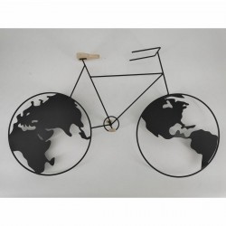 Wall decoration metal bicycle