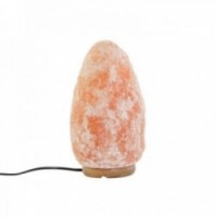 Pink Stone Desk Lamp Acacia 220V 16 x 16 x 25 cm