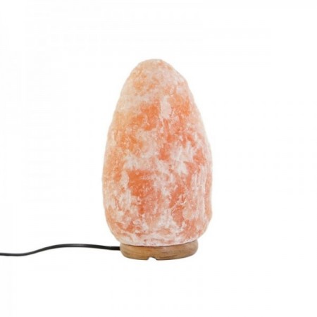 Pink Stone Desk Lamp Acacia 220V 16 x 16 x 25 cm