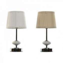 Conjunto de 2 lámparas de mesa - Decoración de pies y porcelana de metal