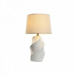 Stue lampe porcelæn hvid 35 x 35 x 60 cm