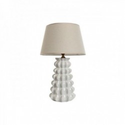 Lampe porselen hvit 40 x 40 x 65 cm
