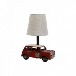 Bürolampe Auto Modellierung Metall weiß rot 20 x 14 x 27 cm