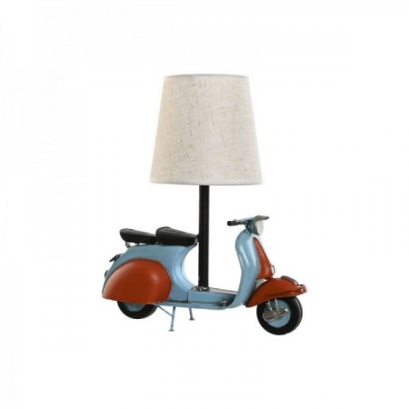 Blå Scooter Skrivebord Lampe Oransje Linen Metal 31 x 15 x 34 cm Blå Scooter Skrivebord Lampe Oransje Linen Metal 31 x 15 x 34 cm