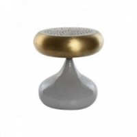 Gullgrå 4 W 220 V Gråmetalllampe - 36 x 36 x 37,5 cm