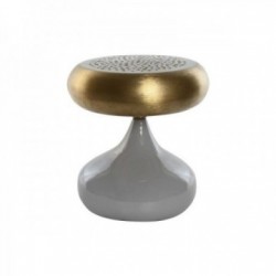 Gullgrå 4 W 220 V Gråmetalllampe - 36 x 36 x 37,5 cm