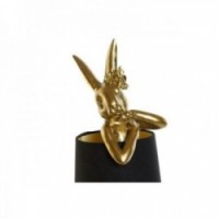 Deco Bordslampa Förgyllt kaninharts 40 W 220V 16 x 16 x 43 cm